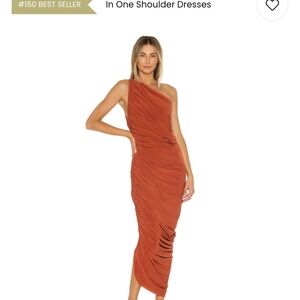 Norma Kamali Diana Gown In Cinnamon From Revolve Size Large